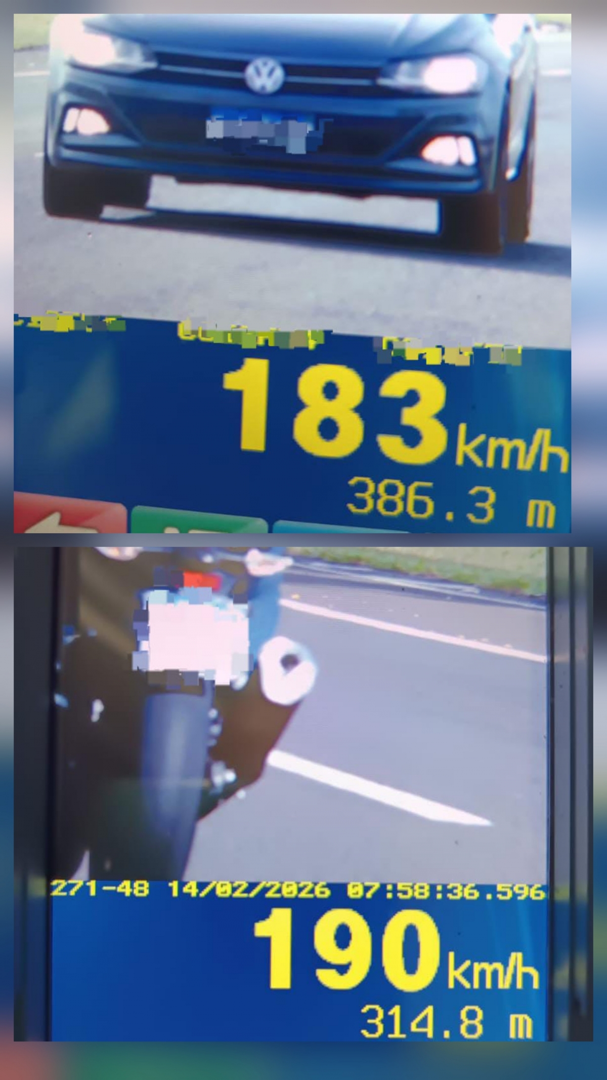 Polícia Militar Rodoviária flagra motoristas em alta velocidade em rodovia