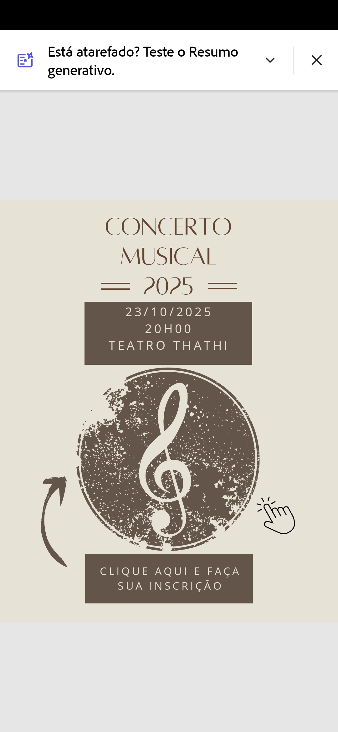 Concerto Musical das Bandas da Polícia Militar. 