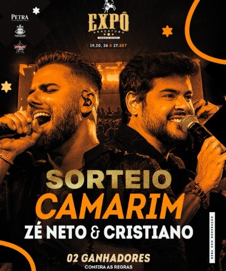 Expô Araçatuba lança promoção que levará fãs ao camarim de seus ídolos.