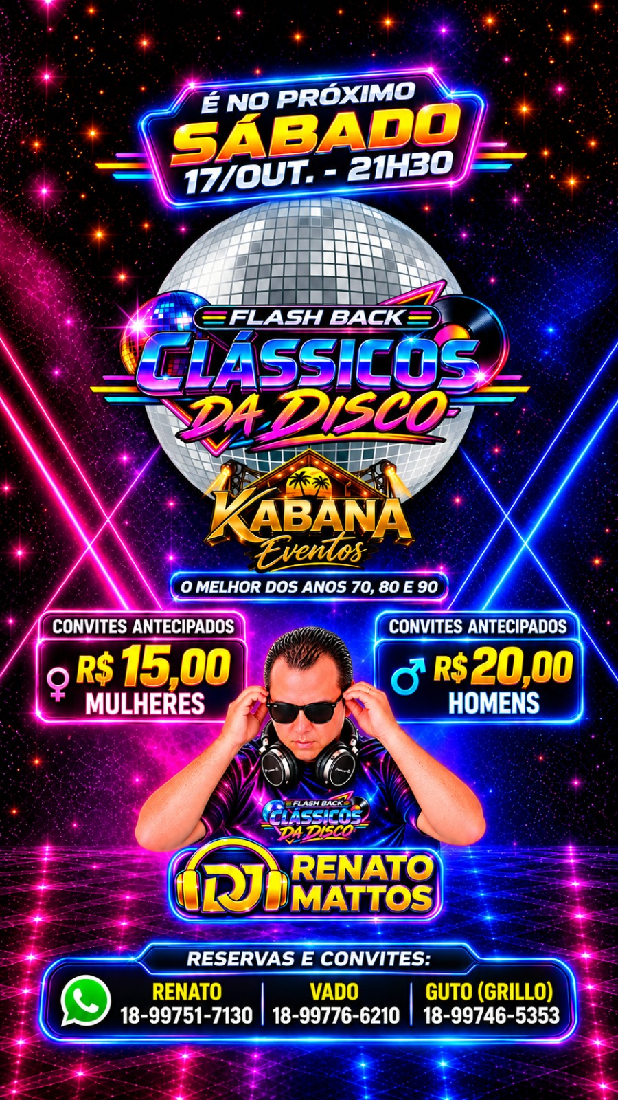 Flash Back Clássicos do Disco no Kabana Eventos
