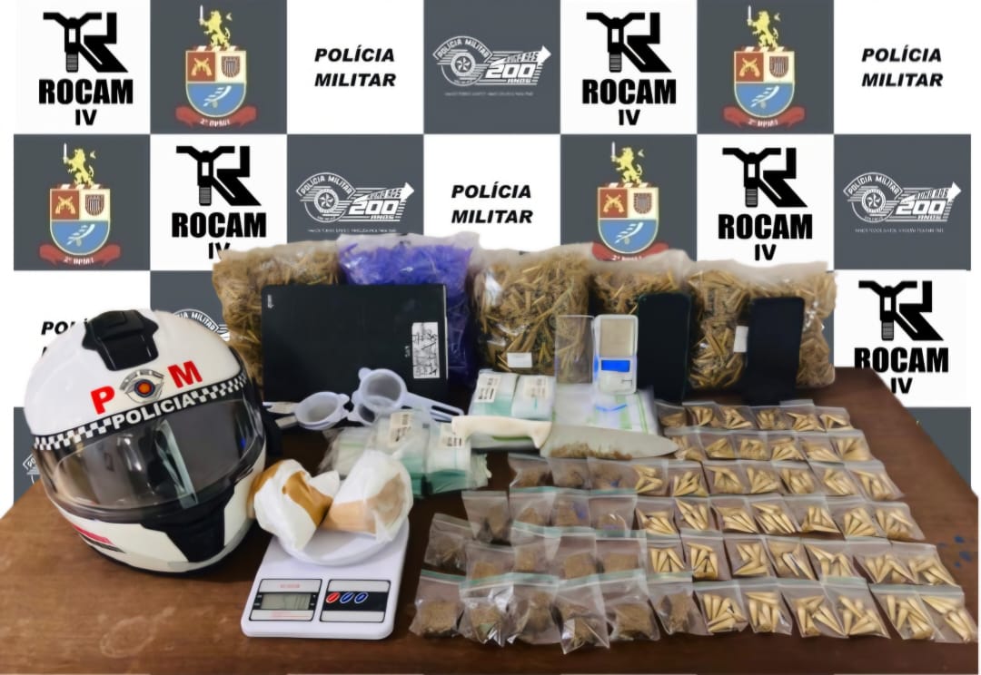 Traficante é preso pela ROCAM nesta sexta-feira, em Birigui.