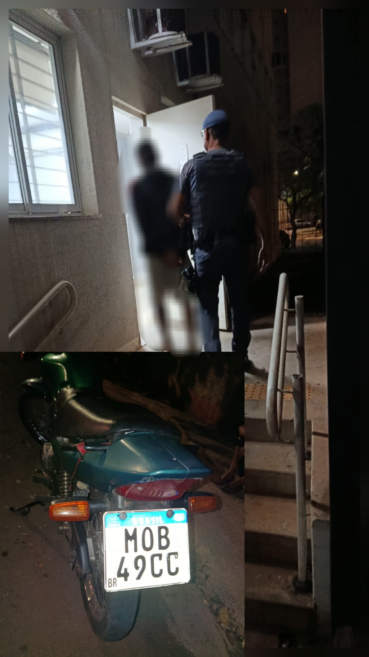 Homem é preso com moto adulterada no bairro Água Branca