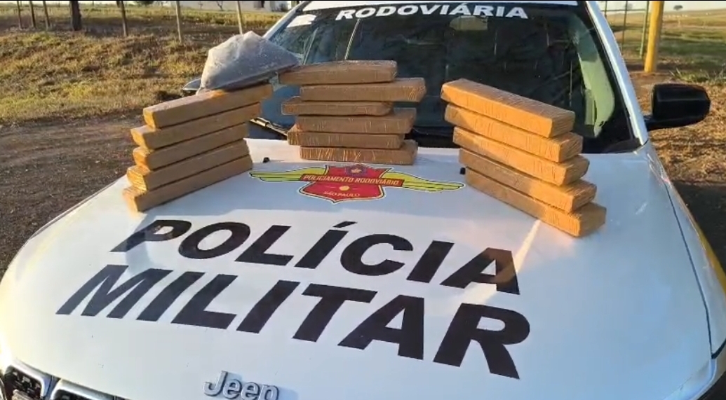 Mulher é presa com 16 tijolos de maconha em ônibus rodoviário