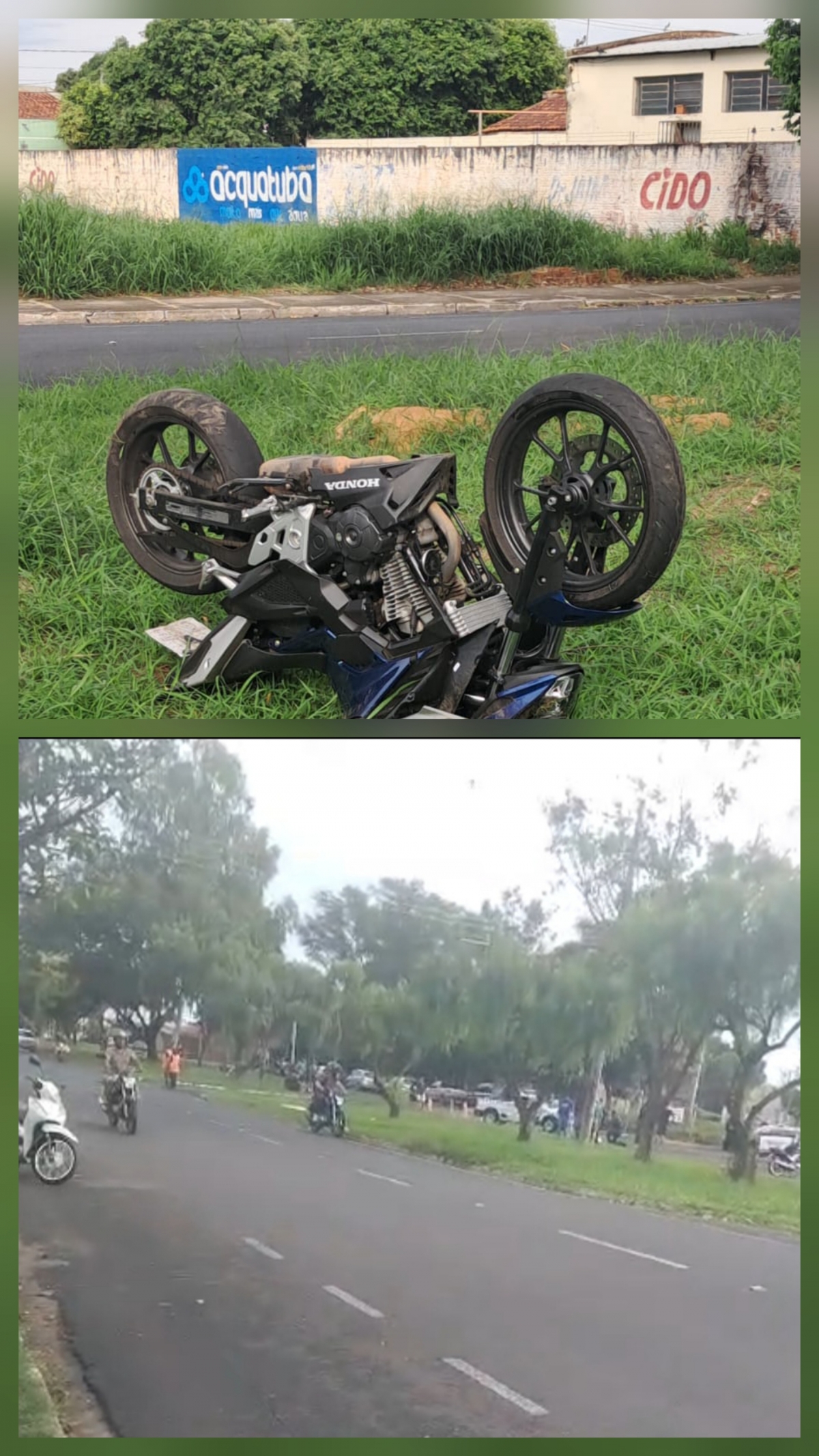 Idoso morre após ser atropelado por moto na Avenida Dois de Dezembro, em Araçatuba.