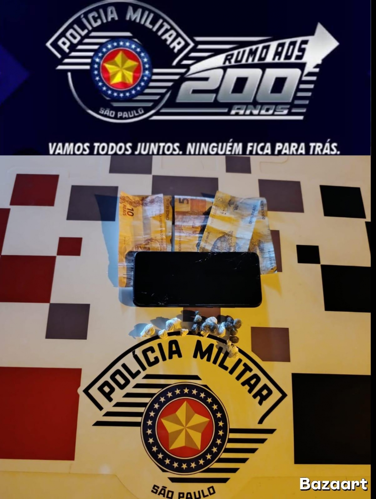 Polícia Militar prende dupla por tráfico de drogas em Auriflama