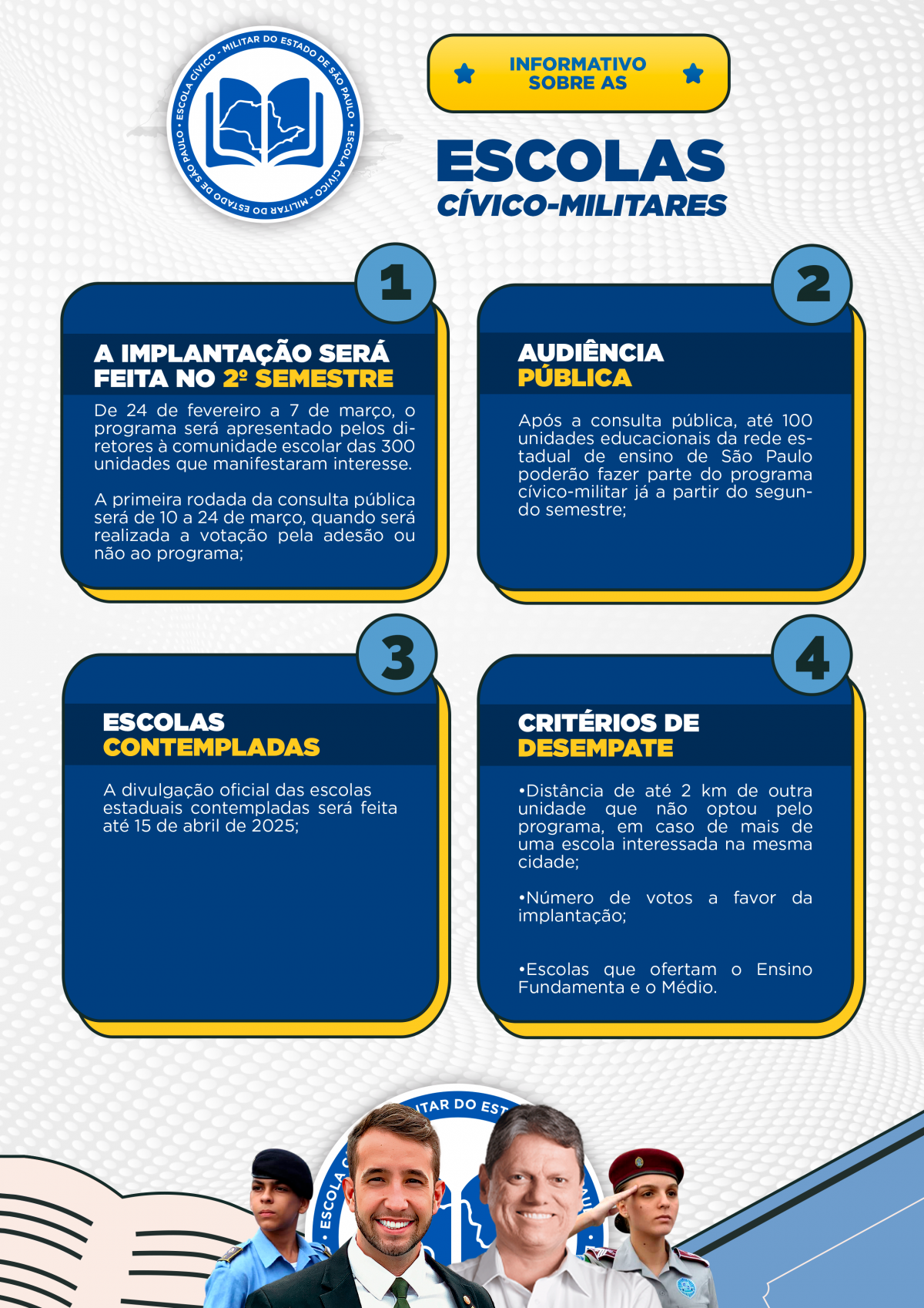 Escola Cívico-Militar na nossa região!
