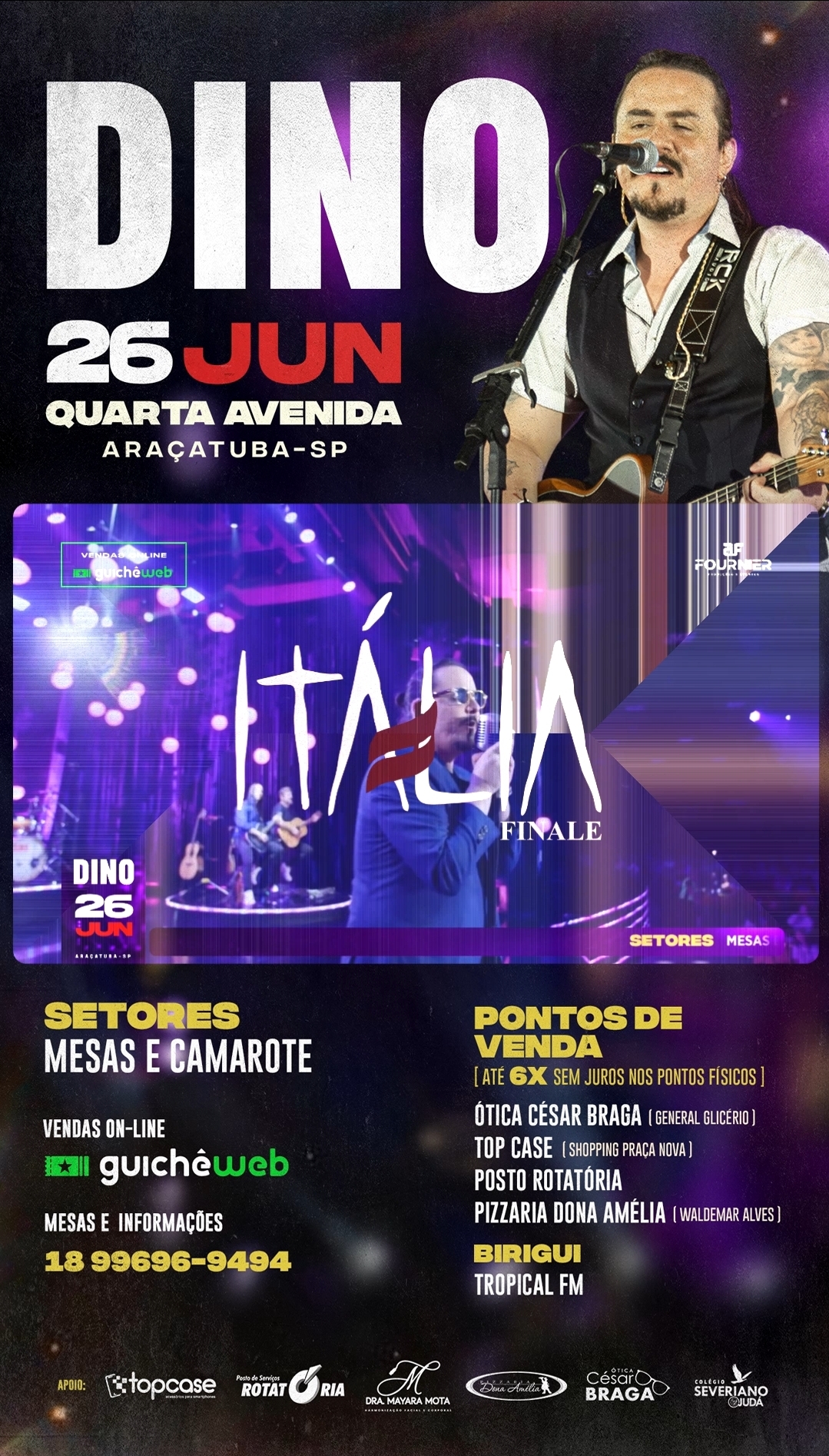 Dino Fonseca de volta a Araçatuba