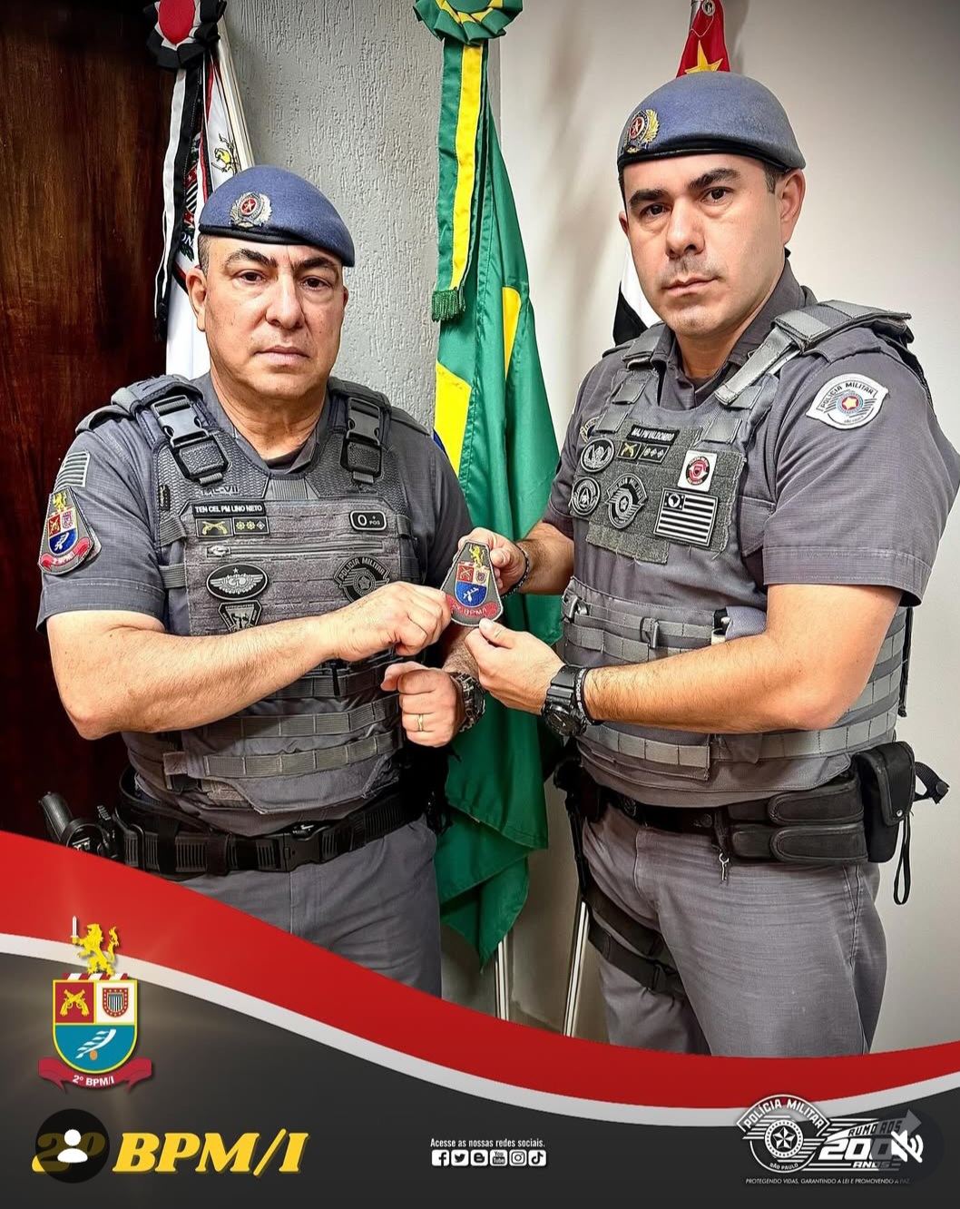 Recepção ao Major PM Valdomiro.