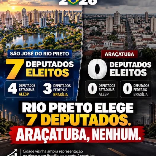 ARAÇATUBA E RIO PRETO