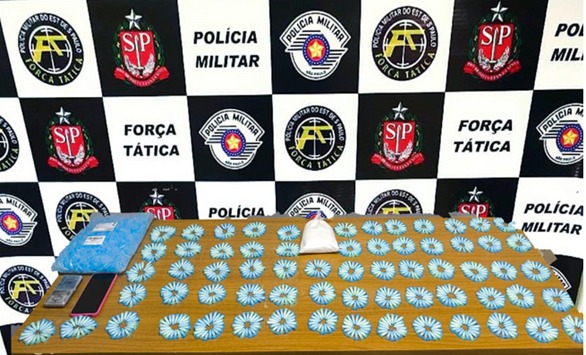 Traficante é preso com grande quantidade de drogas pela Força Tática no bairro São José