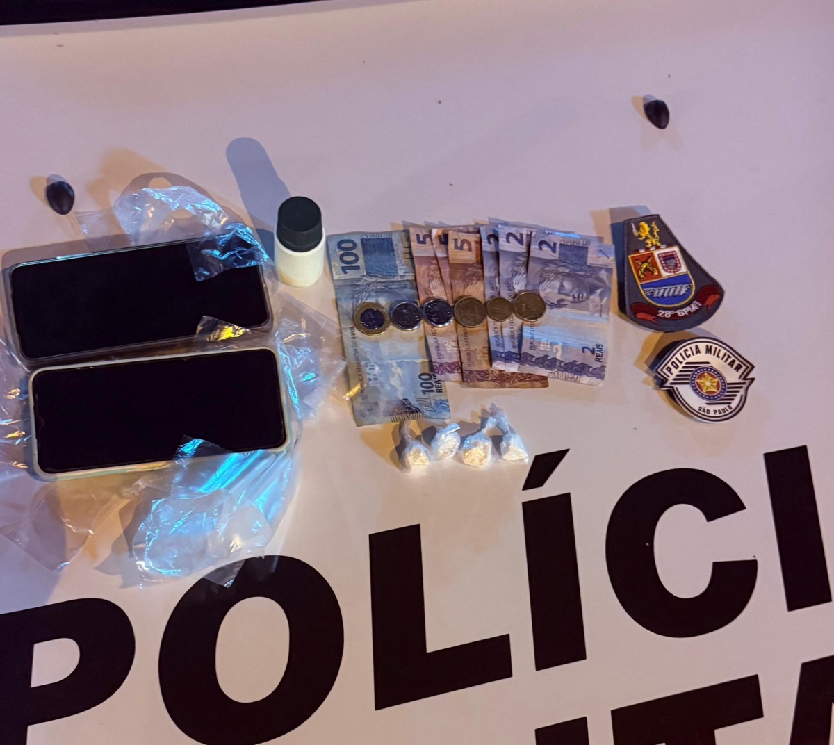 Traficante é preso pela PM em Sud Mennucci.