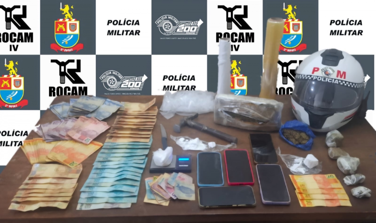 ROCAM prende traficante em Birigui.