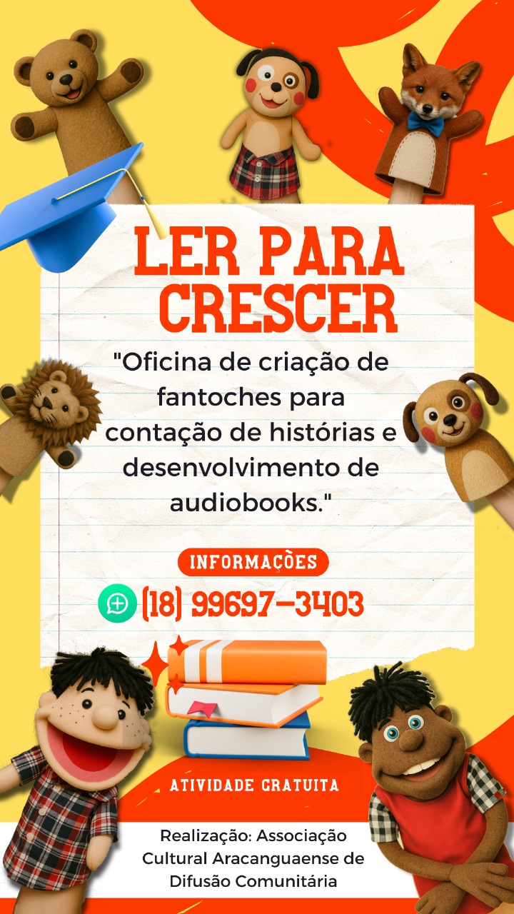Oficina de criação de fantoches