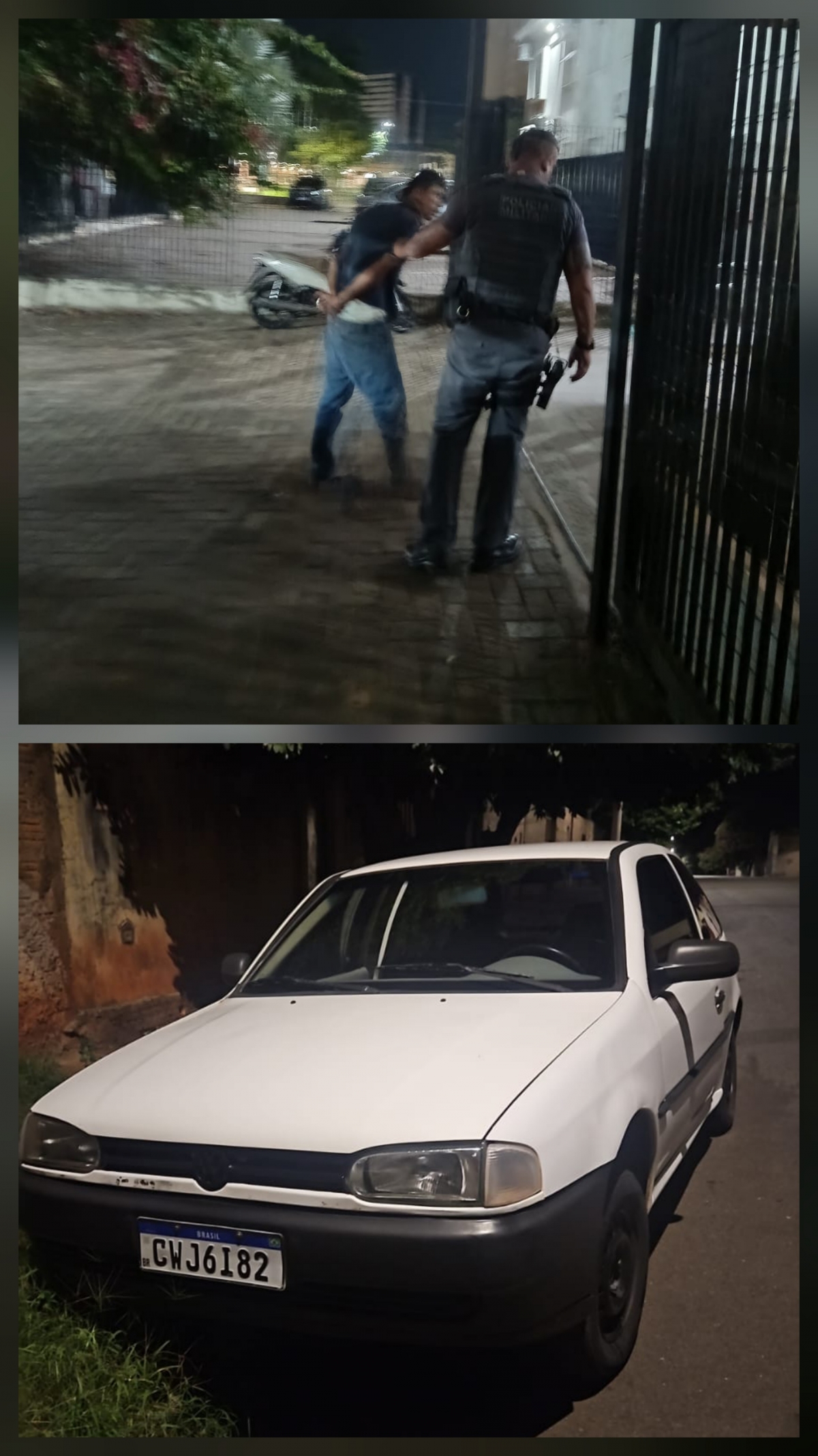 PM prende homem por tentativa de furto de carro, em Araçatuba